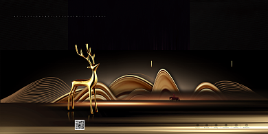 黑色金属质感商务中心宣传配图背景