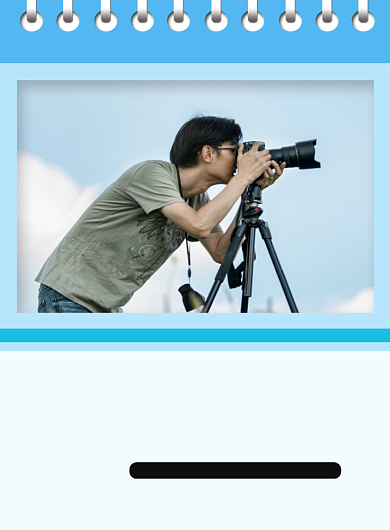 简约摄影培训招生宣传海报背景