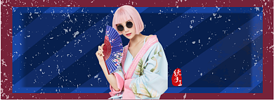 复古风国潮新装专场淘宝banner背景