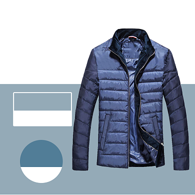 淘宝男装羽绒服主图直通车背景