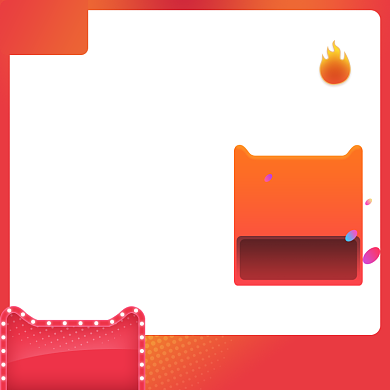 橙色调双十二商品促销直通车背景