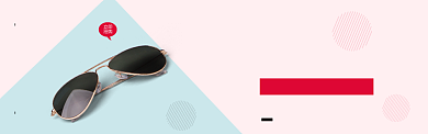 潮牌墨镜代理上新banner背景