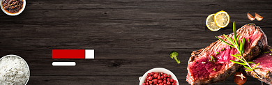 简洁时尚美食生鲜澳洲菲力牛排促销淘宝banner背景