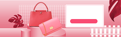 母亲节女包设计淘宝banner背景