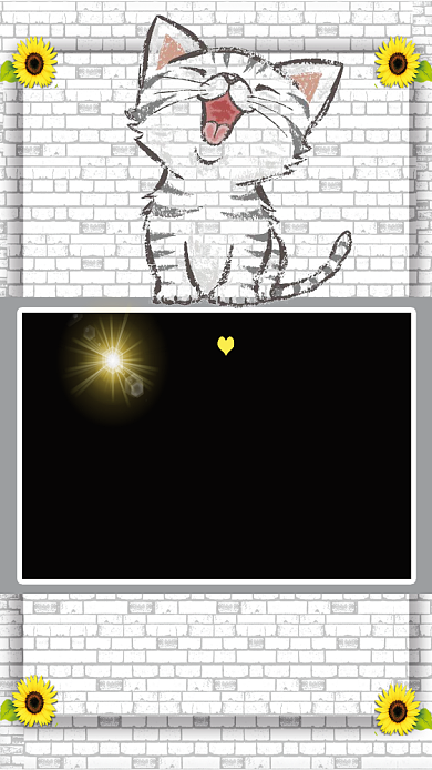 宠物店会员手绘猫咪手机海报背景