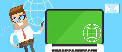 中国加入世贸组织卡通手绘手机首图背景