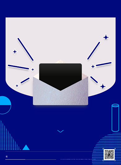 蓝色微商课程宣传海报背景