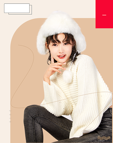 简约淘抢购女装促销电商海报背景