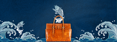 国潮来袭淘宝banner背景