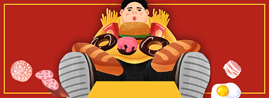 外卖海报淘宝电商banner图背景