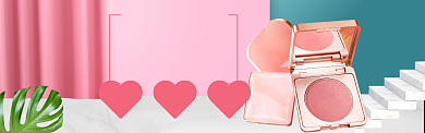 美妆护肤海报模版banner背景