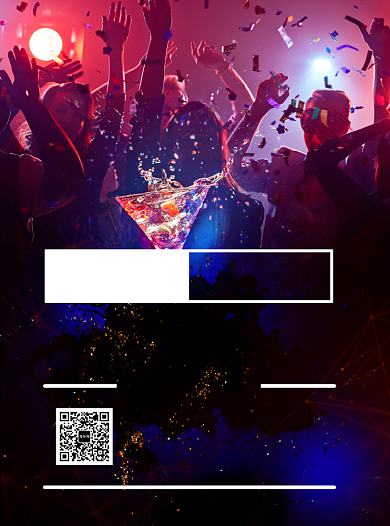 酒吧夏季促销宣传单背景