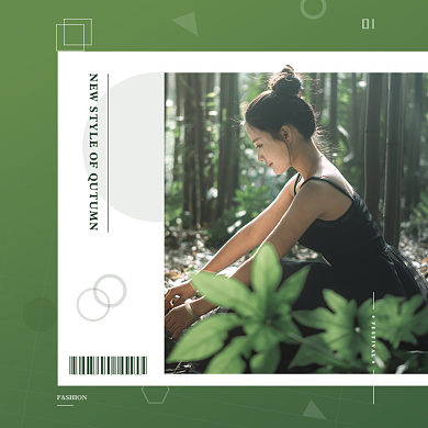 简约风初秋女装秋上新首页淘宝直通车图片背景