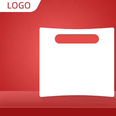 红色调造物节化妆品打折直通车背景