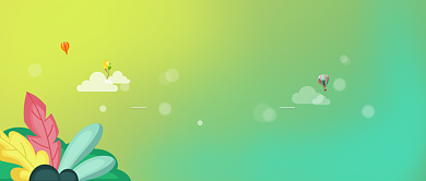 春天踏青插画微信公众号素材图片背景