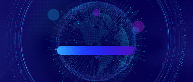 蓝色科技智能生活公众号首图背景