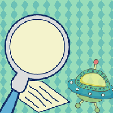 简约薄荷绿放大镜招聘公众号次图背景