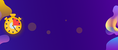 紫蓝简约梦幻会员公众号首图背景