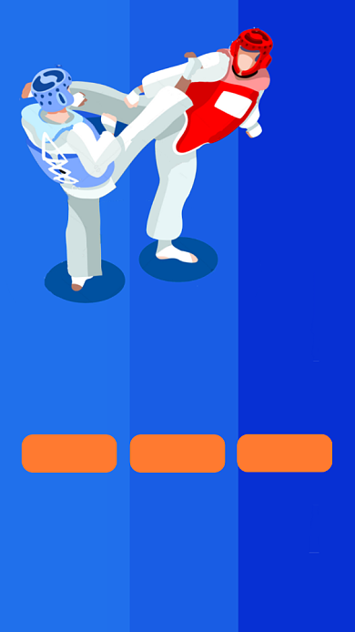 跆拳道培训海报背景