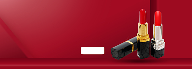 恋上美妆淘宝banner背景