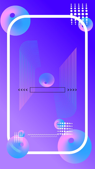 蓝色渐变开业海报背景