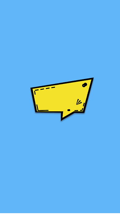 现代简约大气卡通励志蓝色手机壁纸海报背景