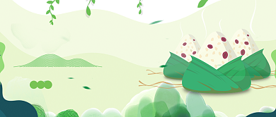 创意端午节粽子活动微信公众号素材图片背景
