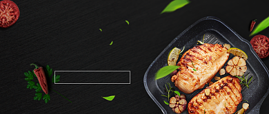 清新黑板美味食物宣传促销广告微信公众号素材图片背景