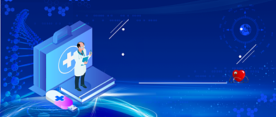 医疗健康关心健康漫画公众号首图背景