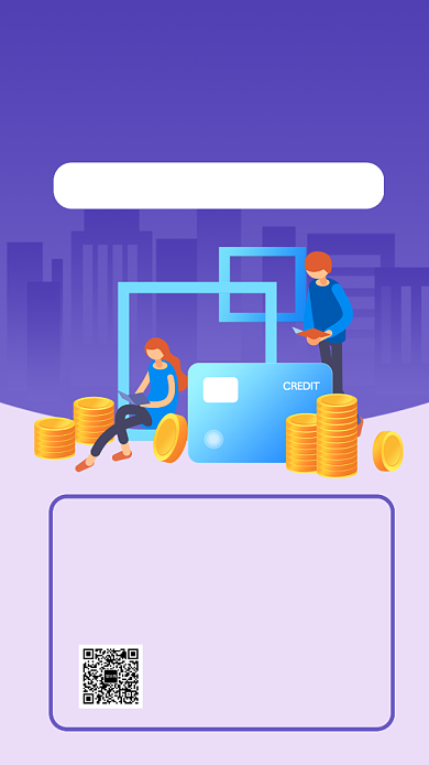 理财实战课课程营销手机海报背景