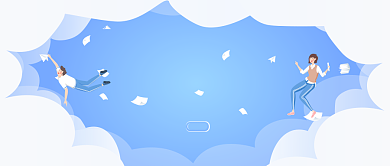 高考蓝天白云简约公众号首图背景