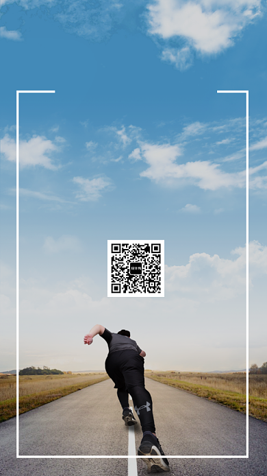 清新个性早安手机海报背景