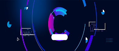 智能科技深紫色引领未来微信公众号素材图片背景