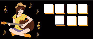 吉他培训公众号首图背景