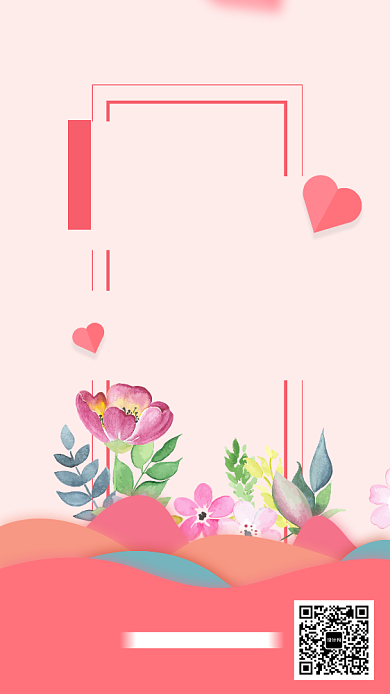 感恩母亲节时尚花艺海报背景