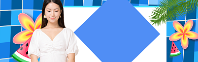 夏季清仓特惠banner背景