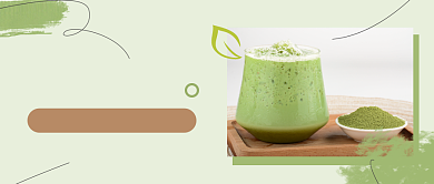 餐饮宇治抹茶公众号首图背景