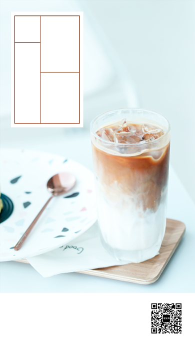 简约奶茶新品上市手机海报背景