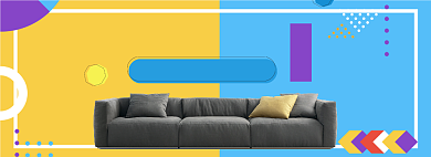 天猫家装节沙发家具新品上市优惠活动淘宝banner背景