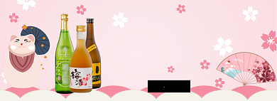 日本清酒经典再现淘宝banner背景