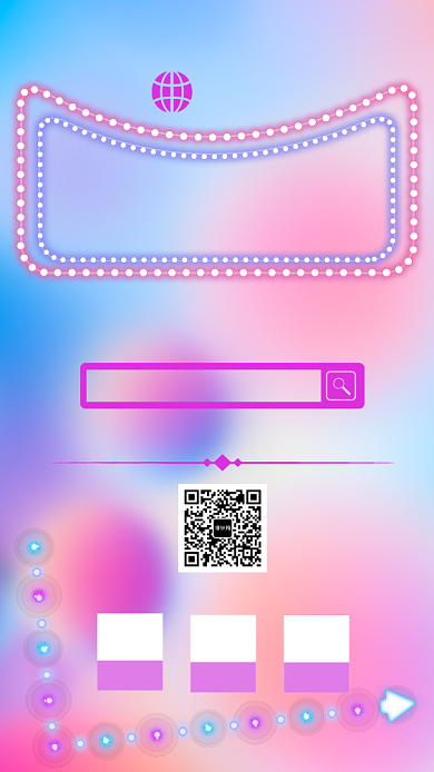 紫色渐变双十一大促手机海报设计模板背景