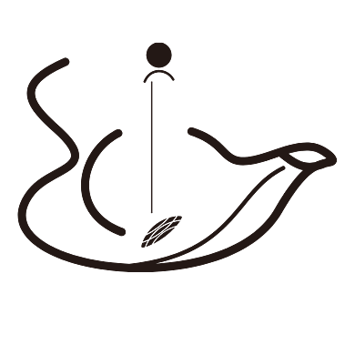 茶庄惬意休闲之地logo设计背景