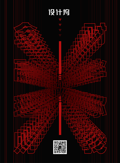 黑红金融理财海报背景