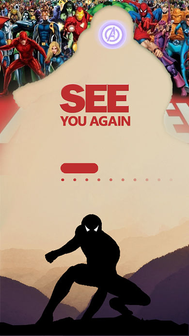复仇者联盟蜘蛛侠手机海报背景