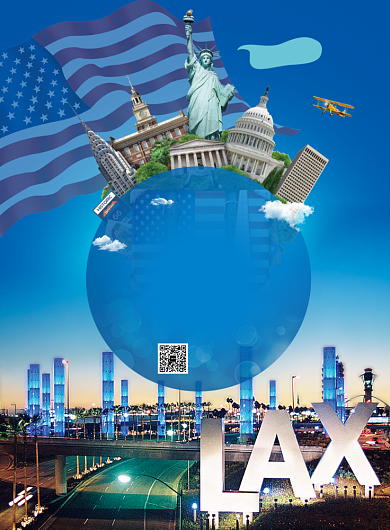 去美国嗨海报背景