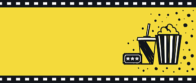 没有爆米花的电影不是好电影公众号首图背景