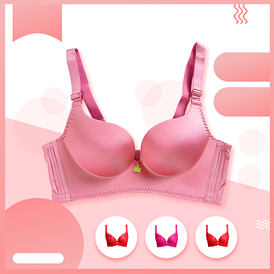 无痕无钢圈内衣文胸淘宝主图直通车模板背景