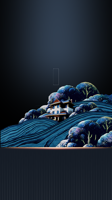 科技住宅地产手机海报背景