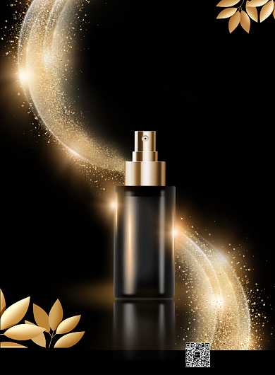 科技护肤品海报背景