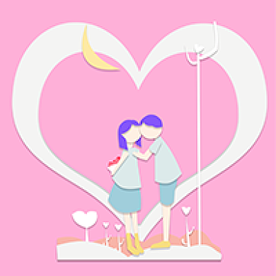 七夕唯美浪漫次图背景